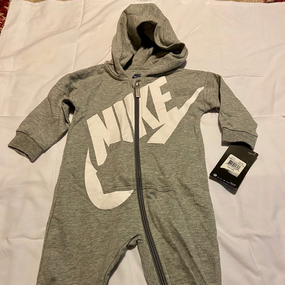 Baby Nike hooded bodysuit
